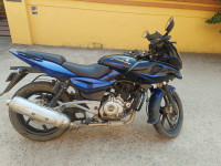 Black And Blue Bajaj Pulsar 220F