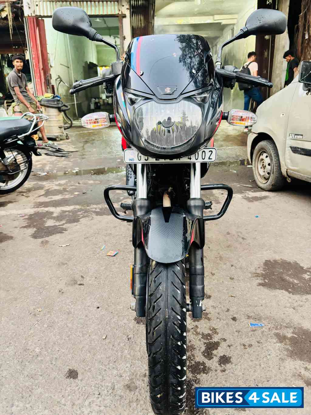 Black & Red Bajaj Pulsar 150 Twin Disc BS6
