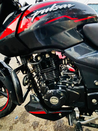 Black & Red Bajaj Pulsar 150 Twin Disc BS6