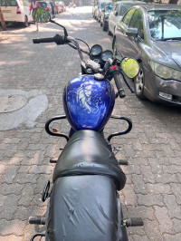 Blue Royal Enfield Thunderbird 350
