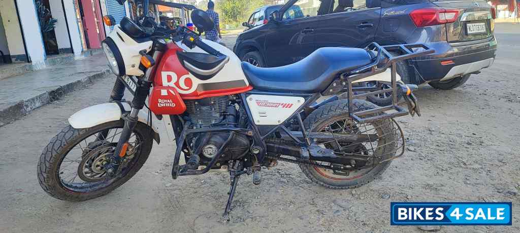 White Royal Enfield Scram 411