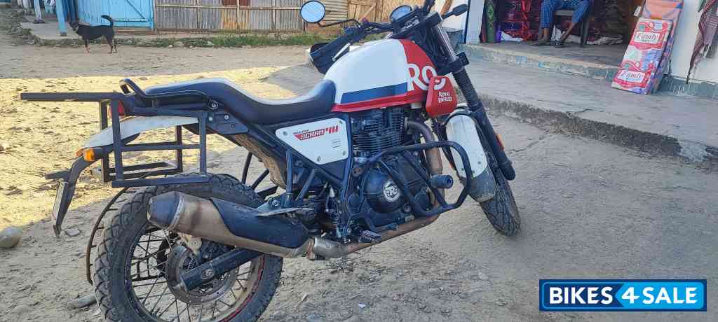White Royal Enfield Scram 411
