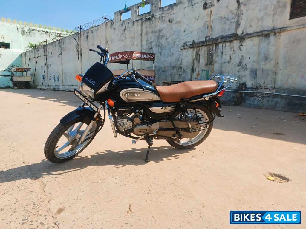 Black-silver Str Hero Splendor Plus BS6