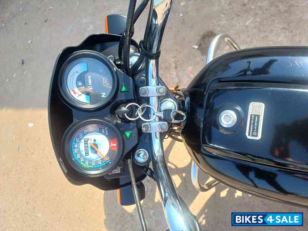 Black-silver Str Hero Splendor Plus BS6