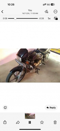 Black & Gray Hero Splendor Plus IBS i3s