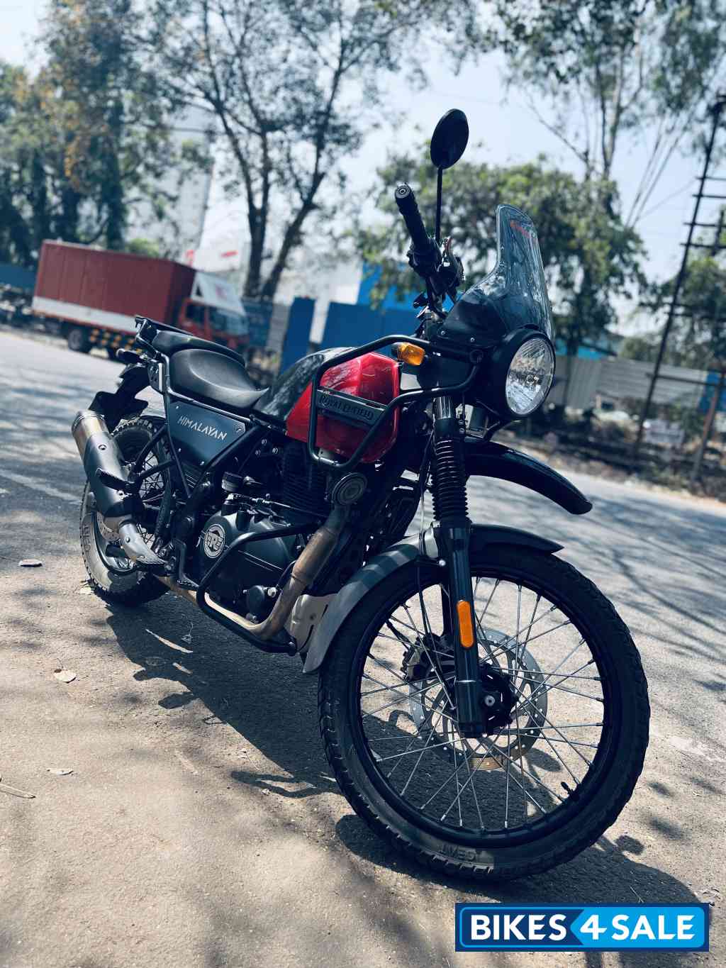 Red-black Dual Tone Royal Enfield Himalayan BS VI