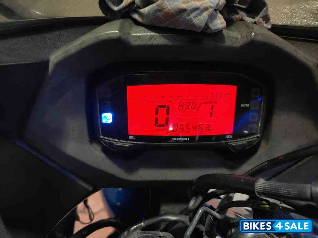 Blue Suzuki Gixxer SF Fi