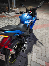 Blue Suzuki Gixxer SF Fi