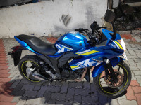 Blue Suzuki Gixxer SF Fi