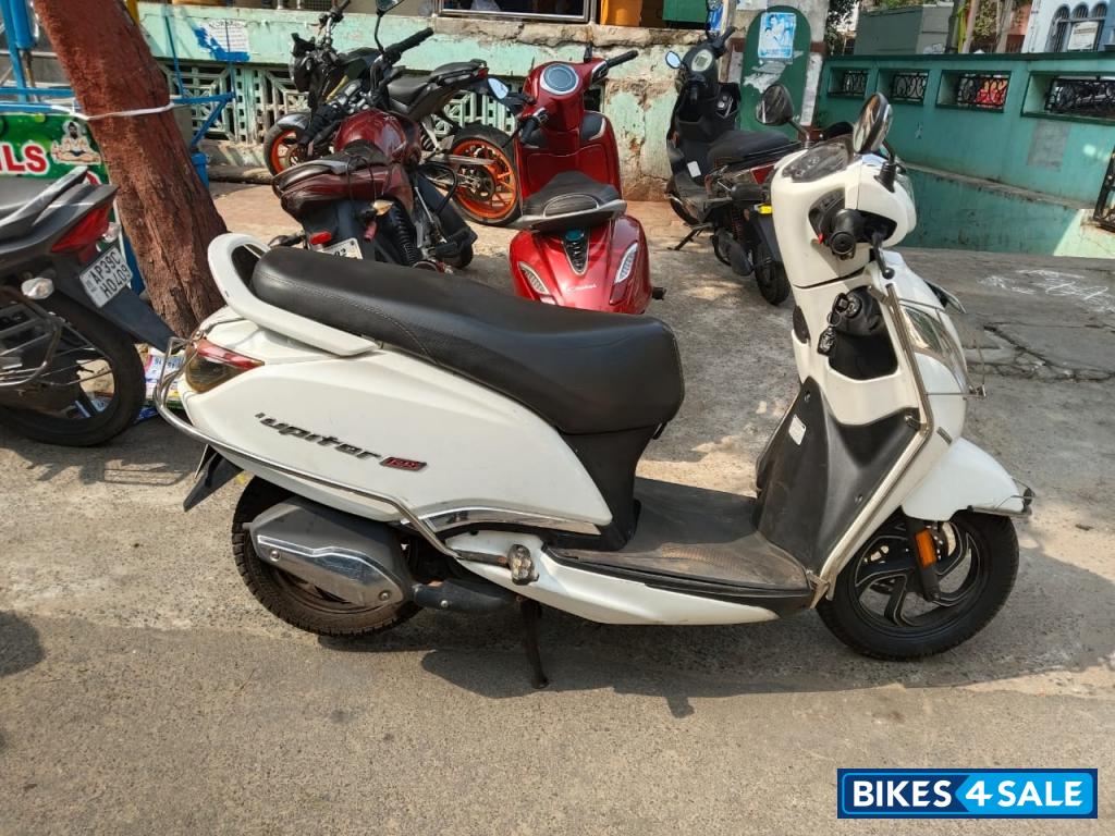 White TVS Jupiter 125