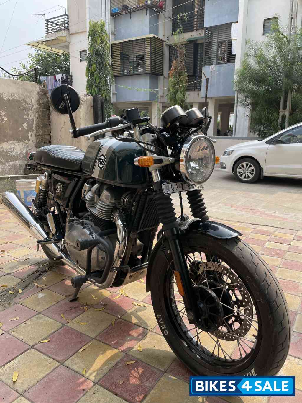 British Racing Green Royal Enfield Continental GT 650 Twin