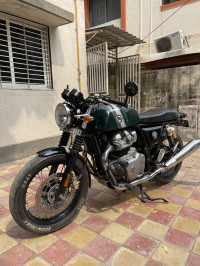 British Racing Green Royal Enfield Continental GT 650 Twin
