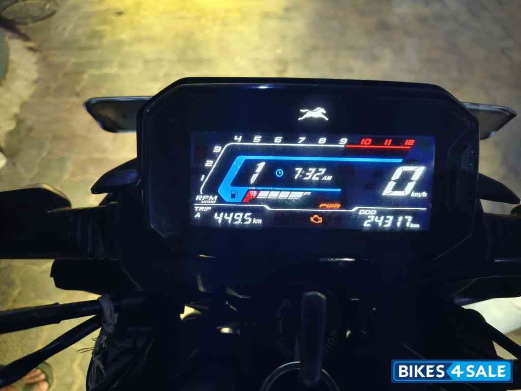 Blue Black TVS Raider 125 Drum