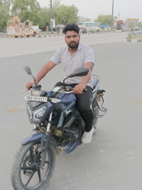 Blue Black TVS Raider 125 Drum