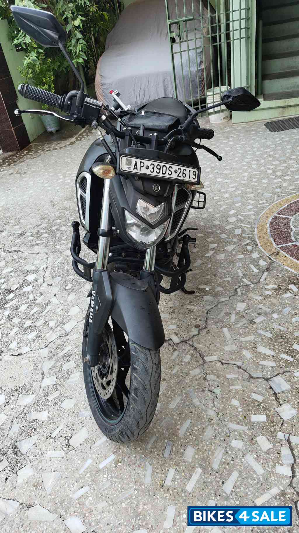 Matte Black Yamaha FZ-S FI V3