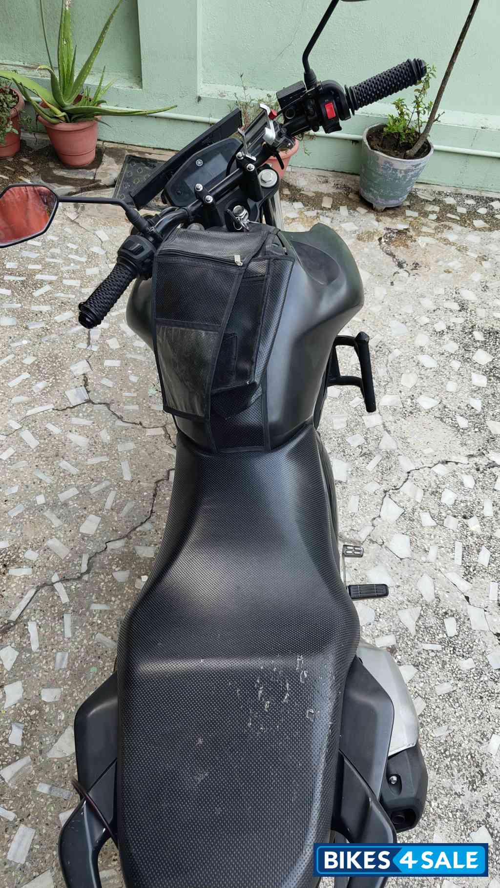 Matte Black Yamaha FZ-S FI V3