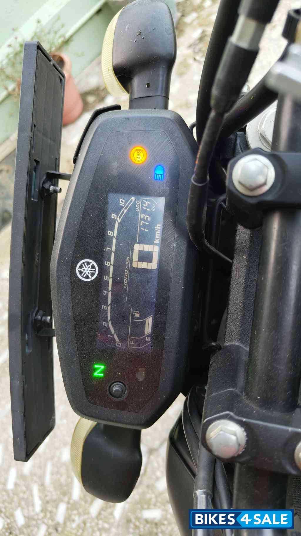 Matte Black Yamaha FZ-S FI V3