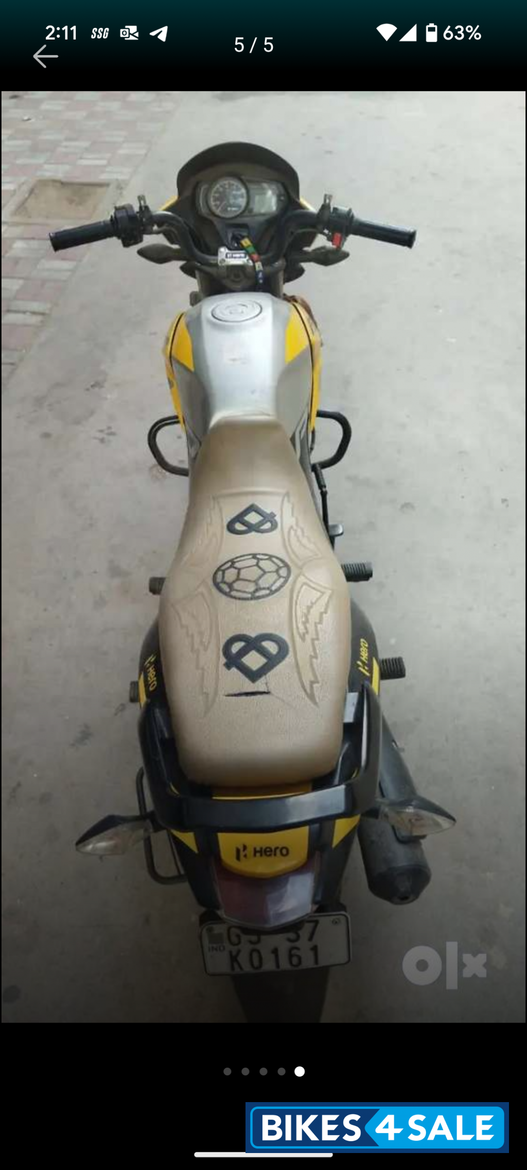 Lime Yellow Hero Passion Pro