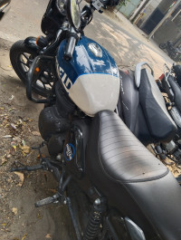 Rabel Blue Royal Enfield Hunter 350 Metro