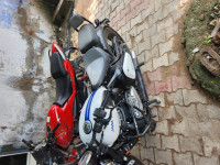 White And Blue Jawa 42 Bobber Dual Channel ABS