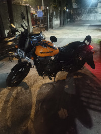 Orange Royal Enfield Thunderbird X 500