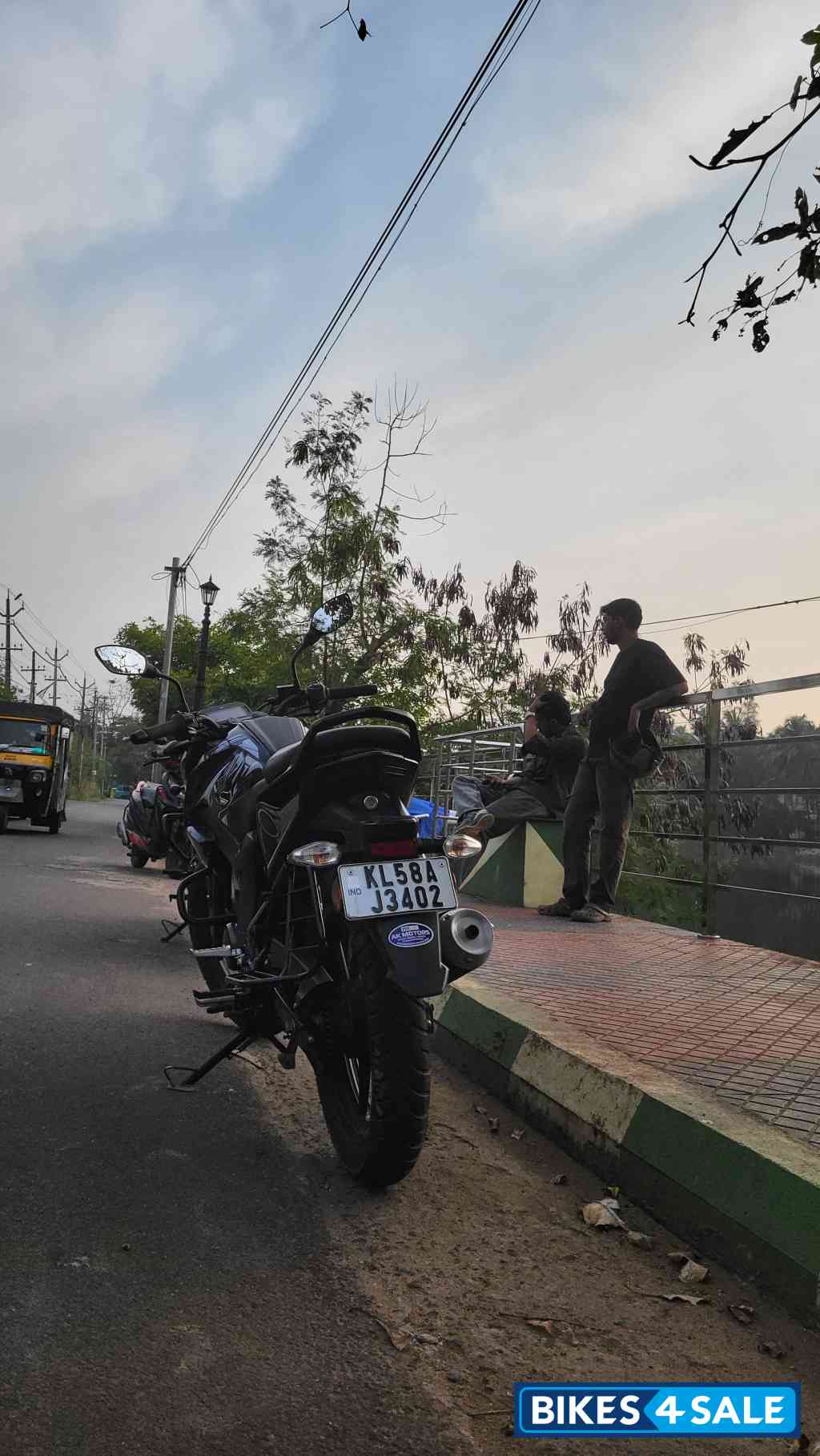 Black TVS Raider 125 Marvel Super Squad Edition