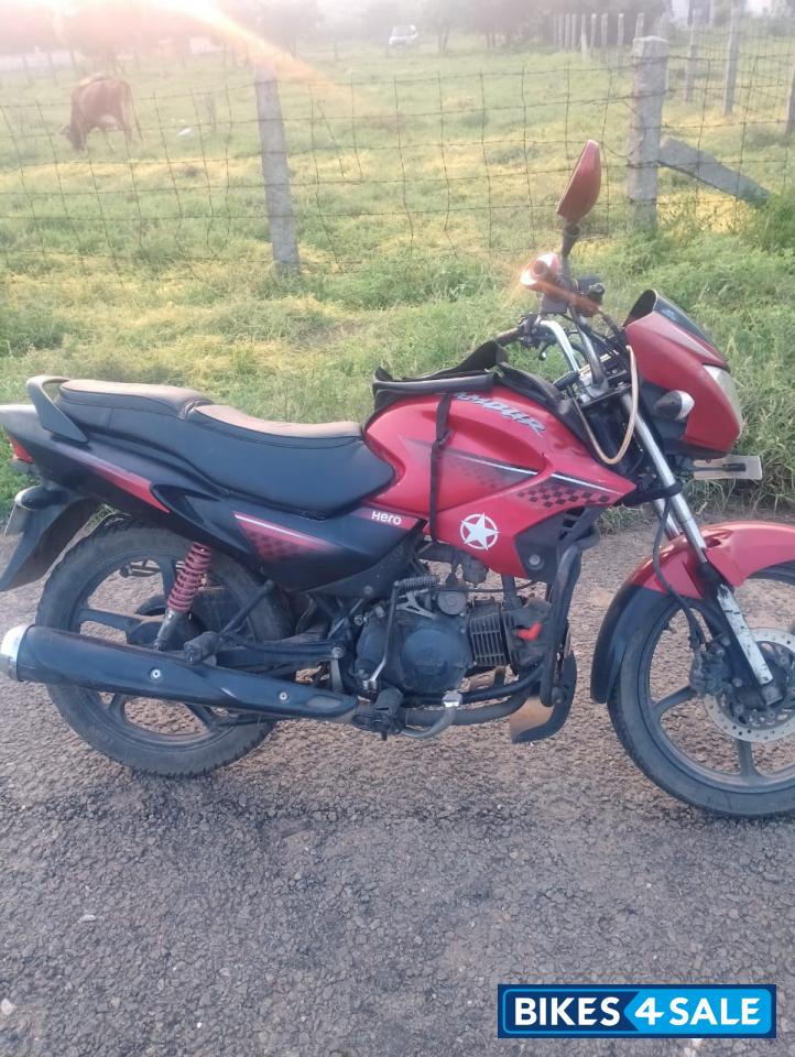 Red Black Hero Glamour 125 Disc