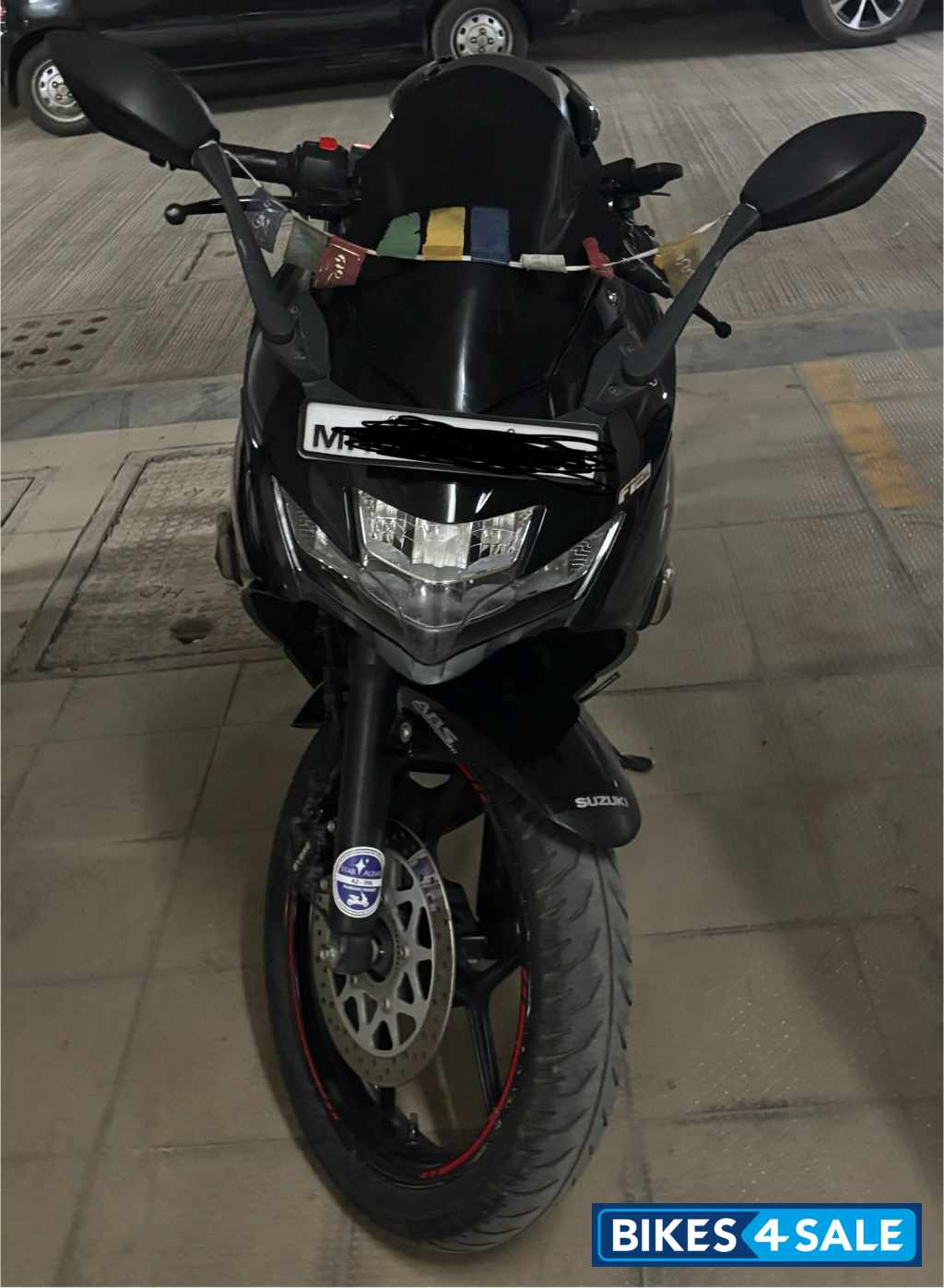 Black Suzuki Gixxer SF Moto GP