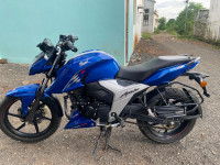 Blue TVS Apache RTR 160 4V