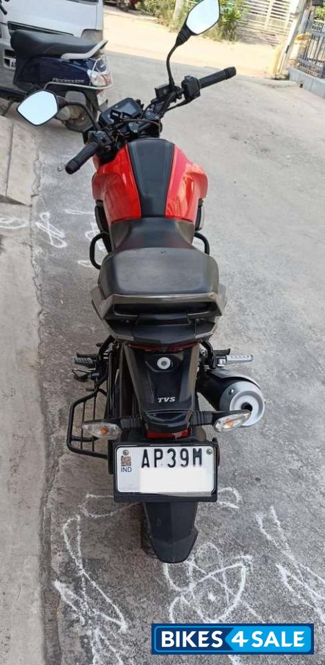 Red TVS Raider Split Seat