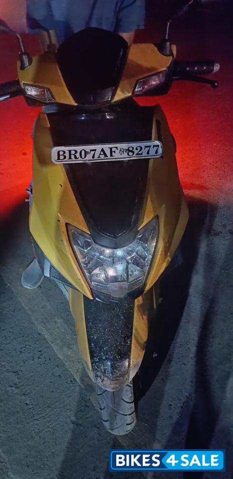 Yellow TVS NTORQ Super Squad Edition Yellow TVS NTORQ Super Squad Edition