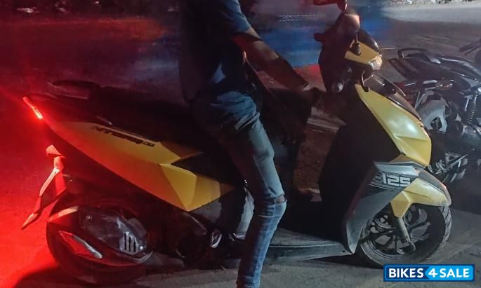 Yellow TVS NTORQ Super Squad Edition Yellow TVS NTORQ Super Squad Edition