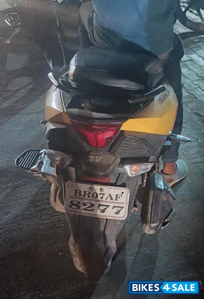 Yellow TVS NTORQ Super Squad Edition