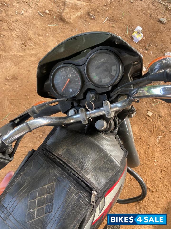 Ebony Black With Red Decals Bajaj CT 100