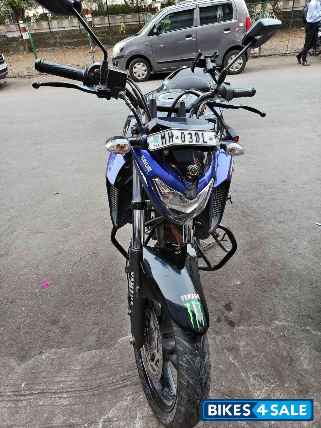 Black Yamaha FZ25 Monster Energy MotoGP Edition