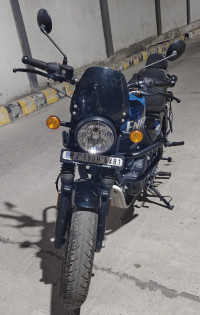 Blue Royal Enfield Hunter 350 Retro