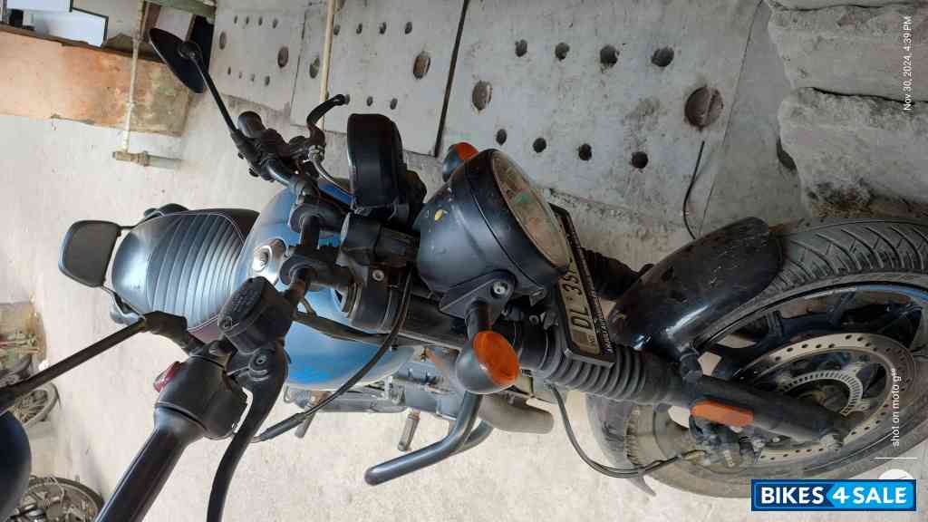 Rebel Blue Royal Enfield Hunter 350 Metro
