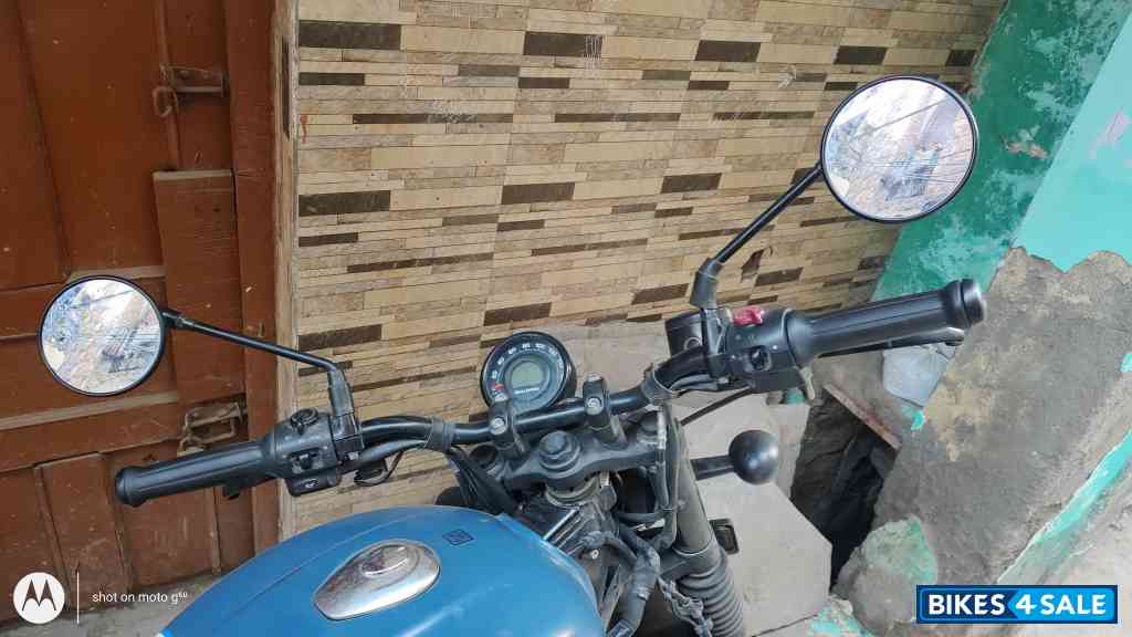 Rebel Blue Royal Enfield Hunter 350 Metro