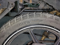 White TVS Apache RTR 180 ABS