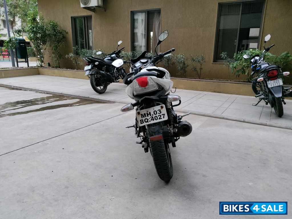 White TVS Apache RTR 180 ABS