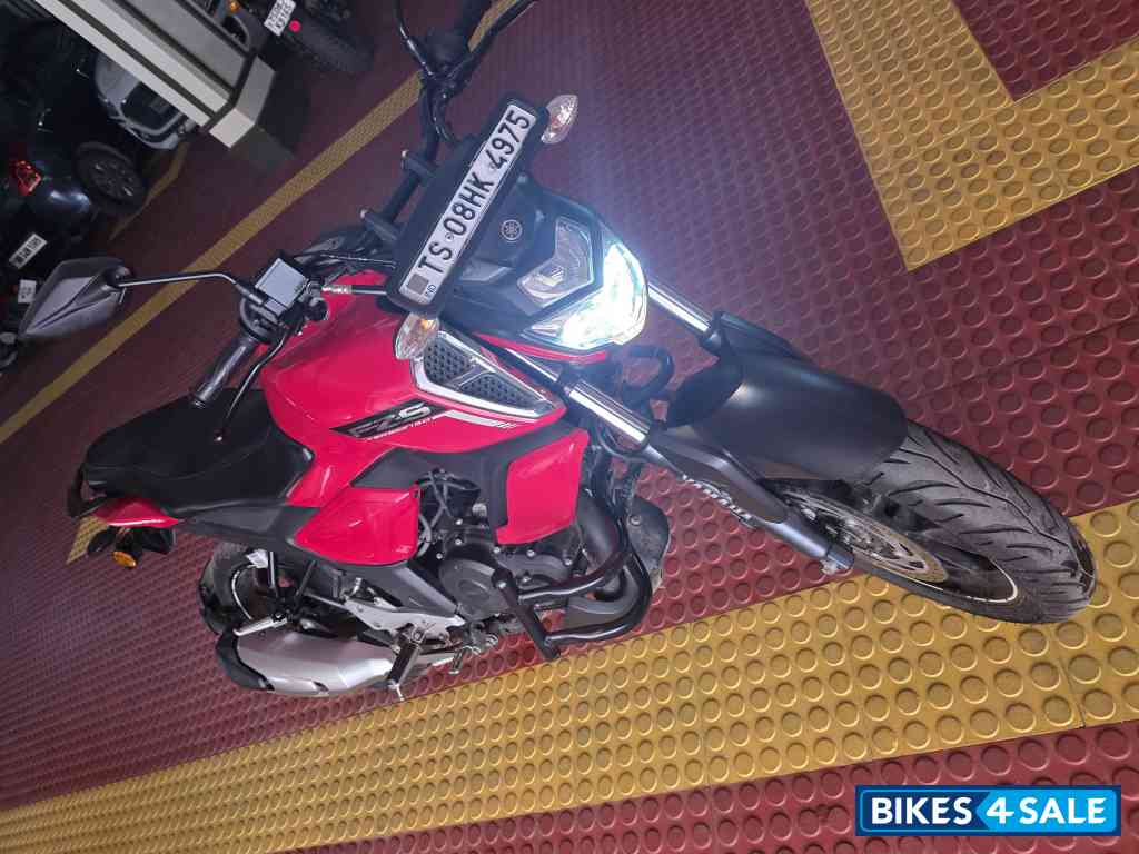 Red Yamaha FZ-S FI V3 BS6