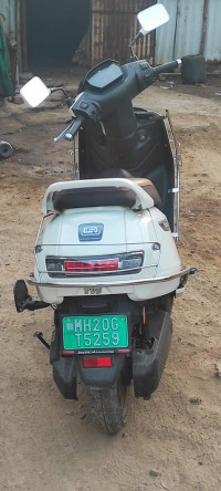 White TVS iQube Electric