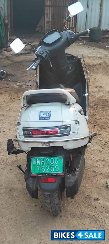 White TVS iQube Electric