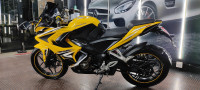 Yellow Bajaj Pulsar RS 200 ABS