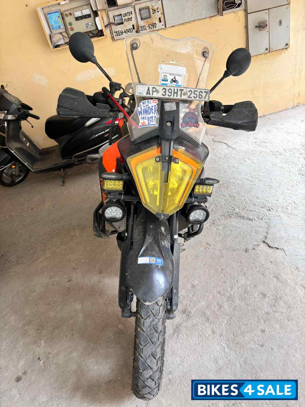 Electronic Orange KTM 390 Adventure