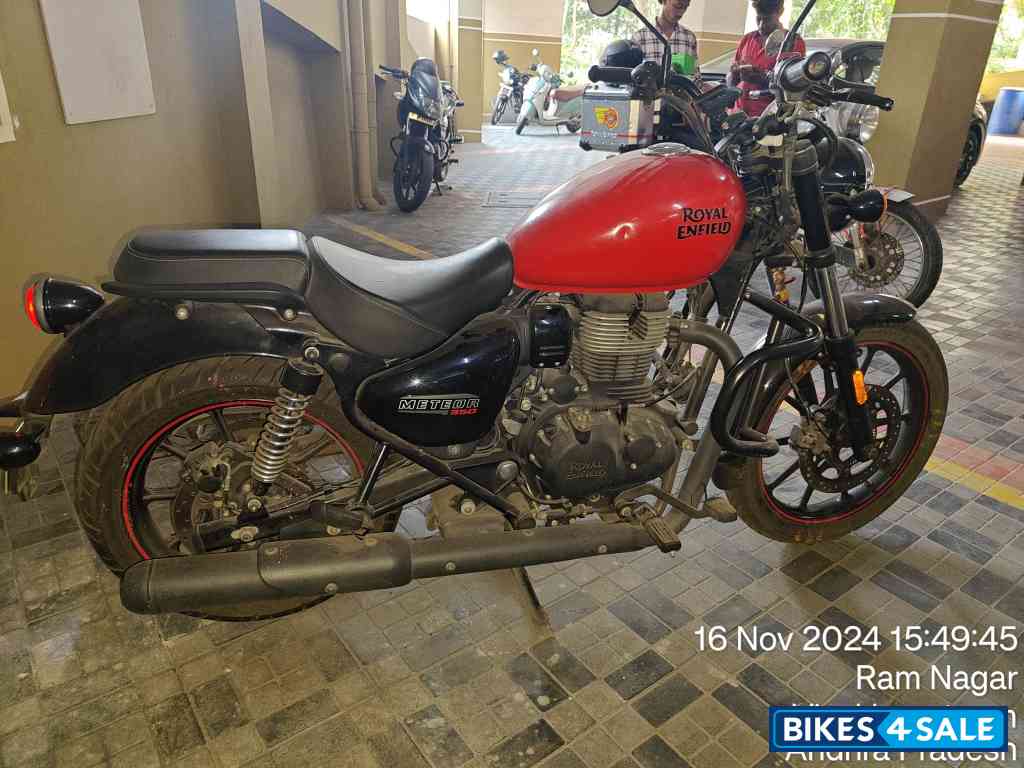 Cherry Red Royal Enfield Meteor 350