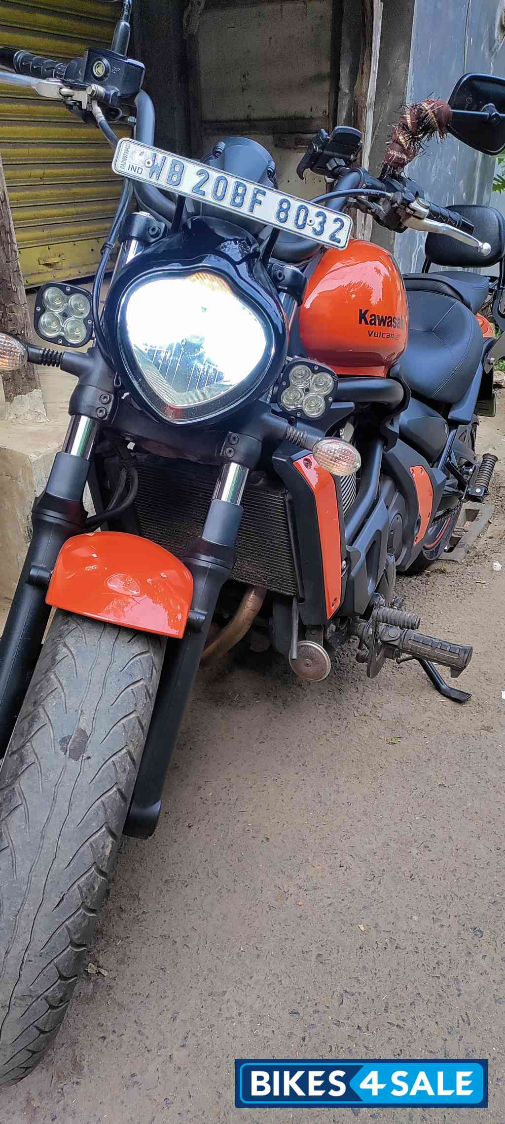 Orange Kawasaki Vulcan S 650