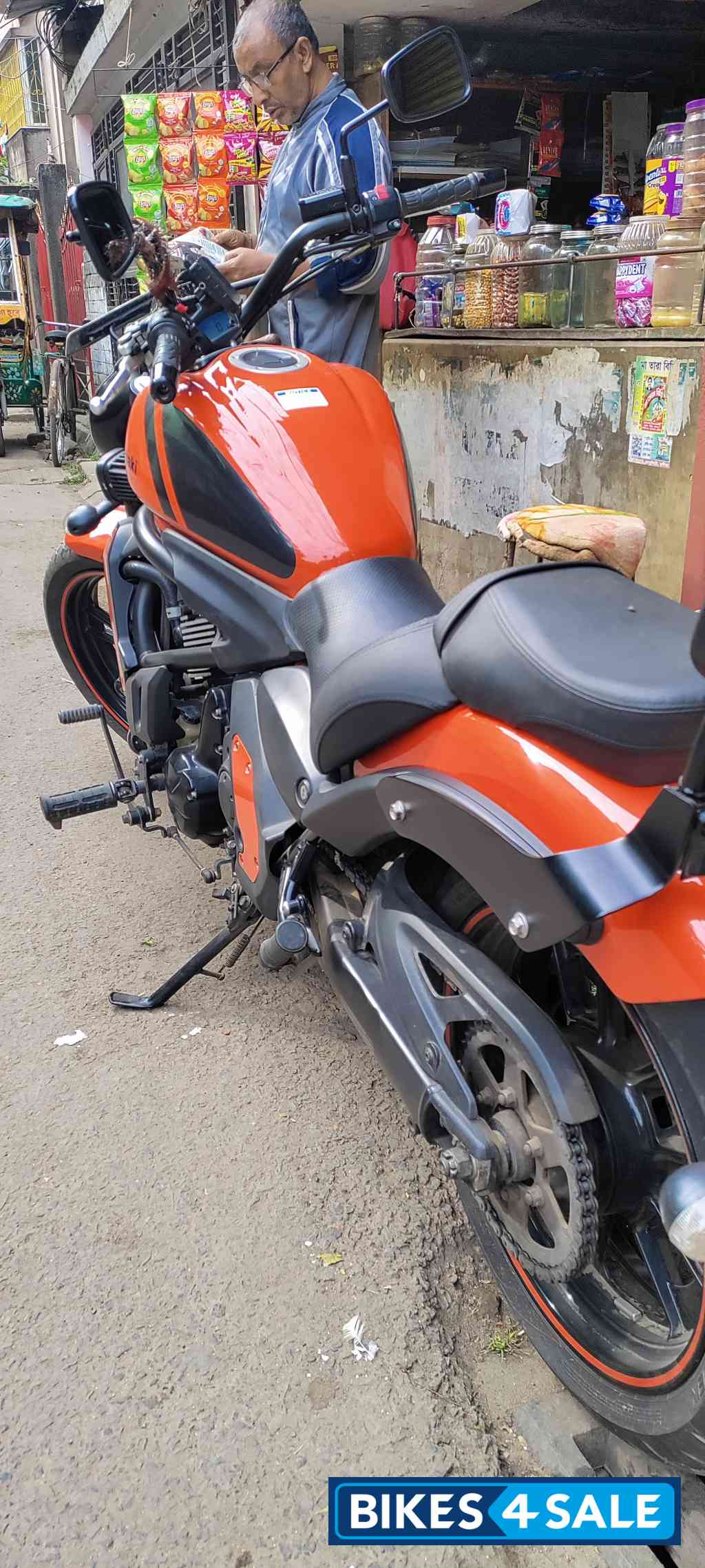 Orange Kawasaki Vulcan S 650