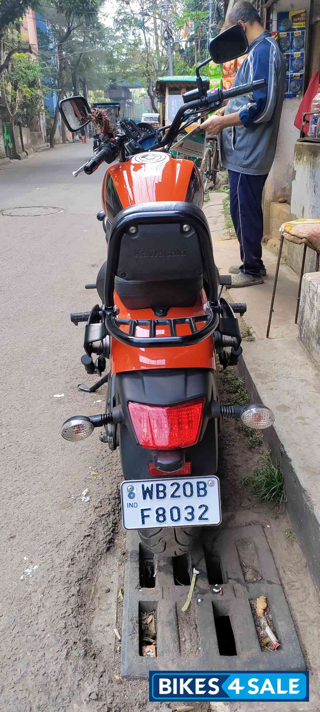Orange Kawasaki Vulcan S 650