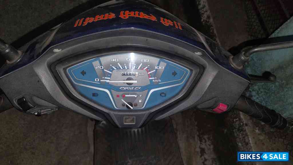 Blue Honda Activa 6G Dlx